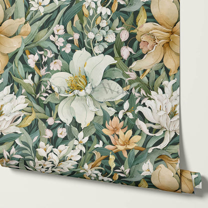 Madelle Blossom Botanica Deep Forest Wallpaper