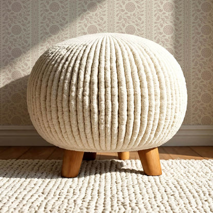 Madelyn Scrolling Floral Stripes Rose Dust Wallpaper