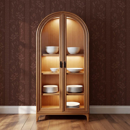 Micaela Art Nouveau Trailing Floral Mahogany Wallpaper