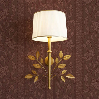 Micaela Art Nouveau Trailing Floral Mahogany Wallpaper