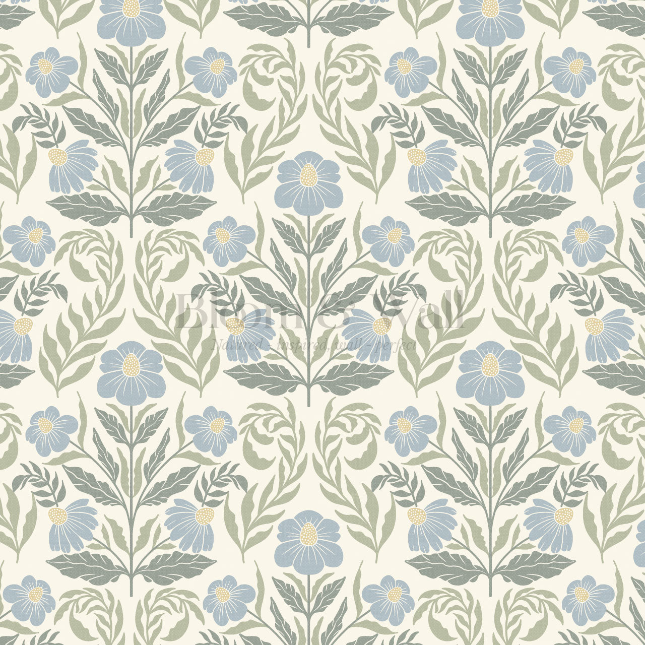 Maggie Daisy Days Green Sky Wallpaper