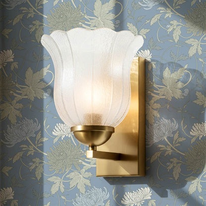 Maile Spider Chrysanthemum Blue Sage Wallpaper