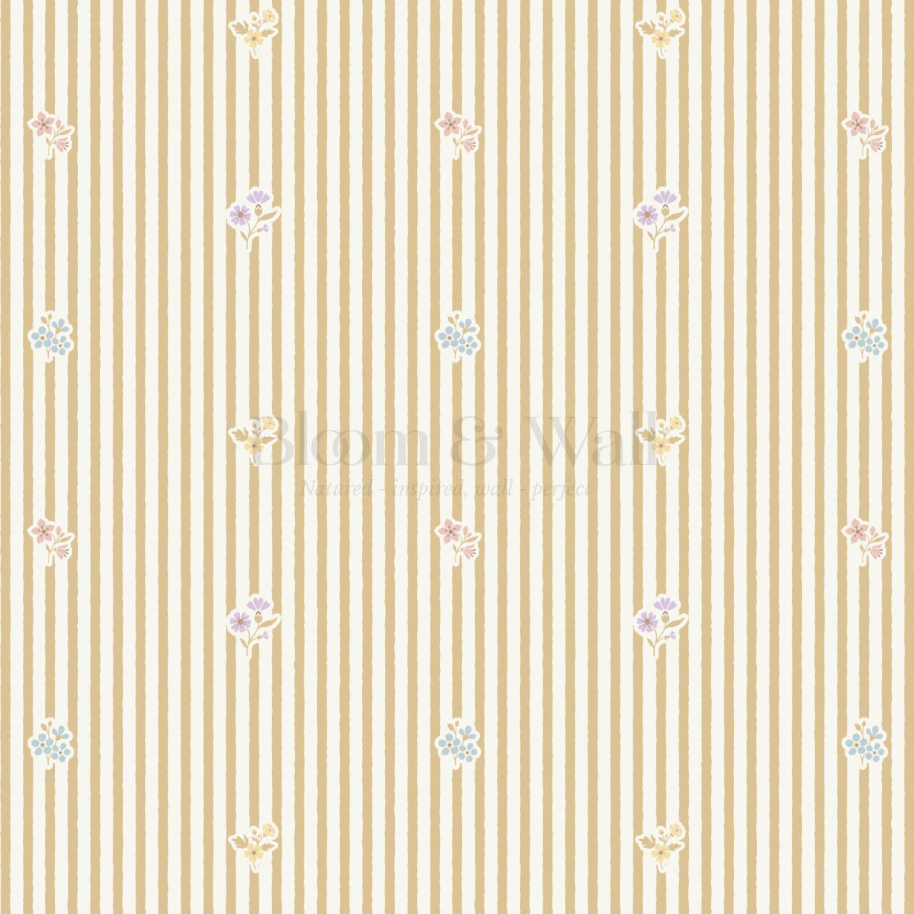 Maja Bloom Lane Cream Honey Wallpaper