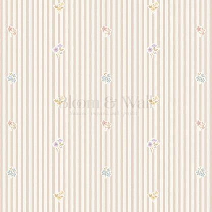 Maja Bloom Lane Rose Dust Pastel Wallpaper