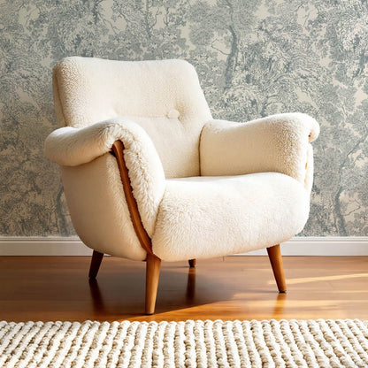 Manuela Heritage Forest Cream Dove Gray Wallpaper