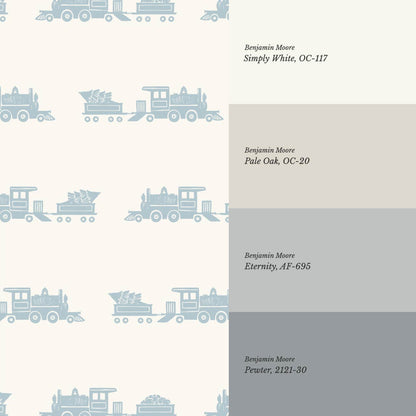 Marco Train Rider Blue Cream Wallpaper