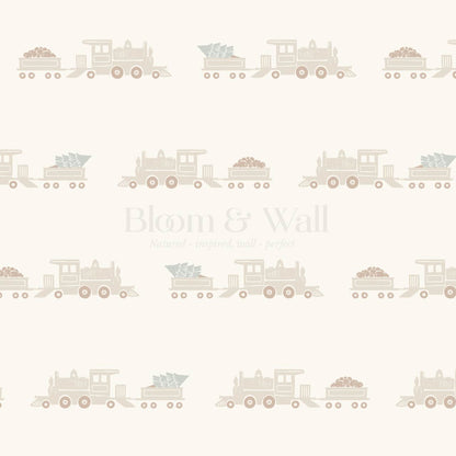 Marco Train Rider Oat Tan Wallpaper