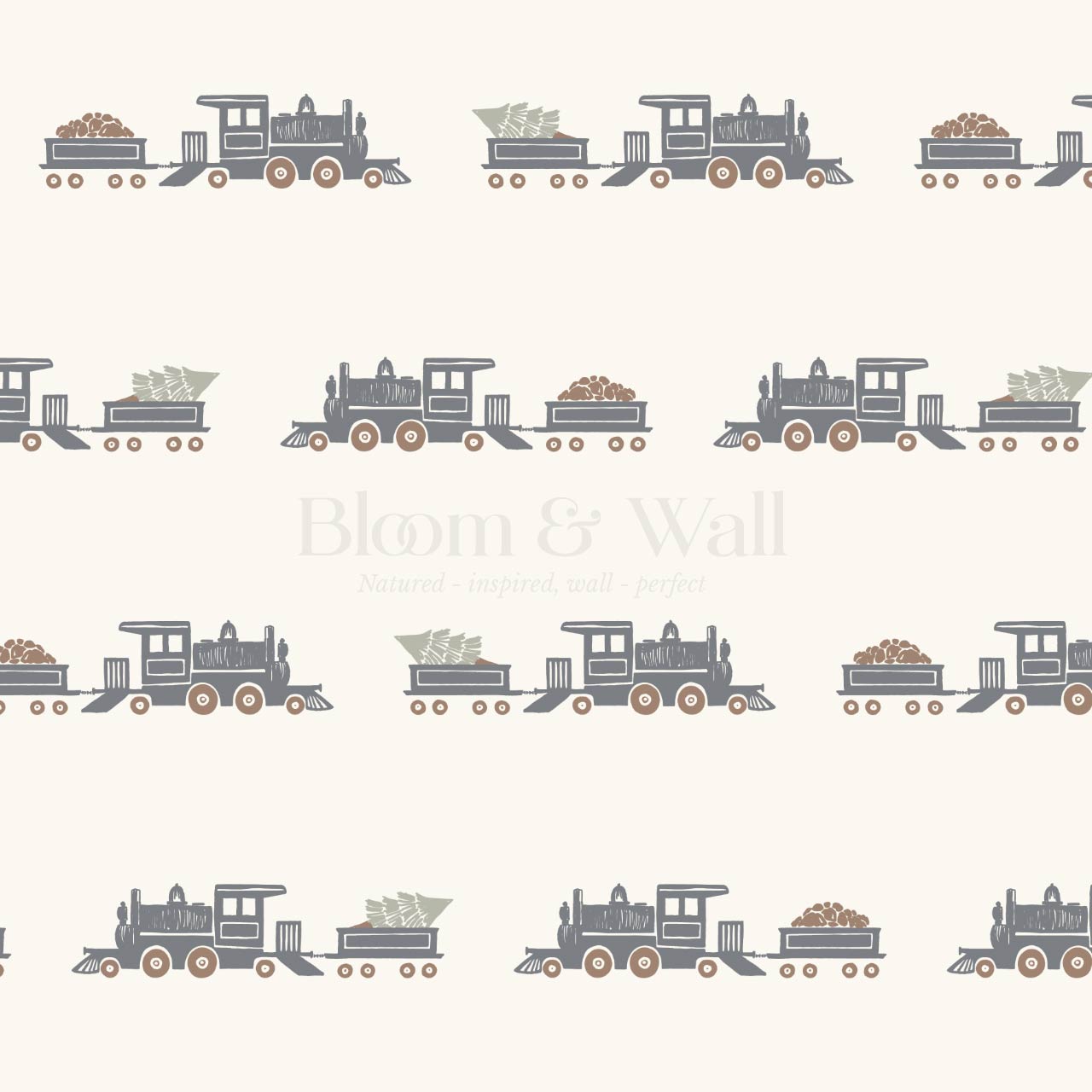 Marco Train Rider Gray Wallpaper