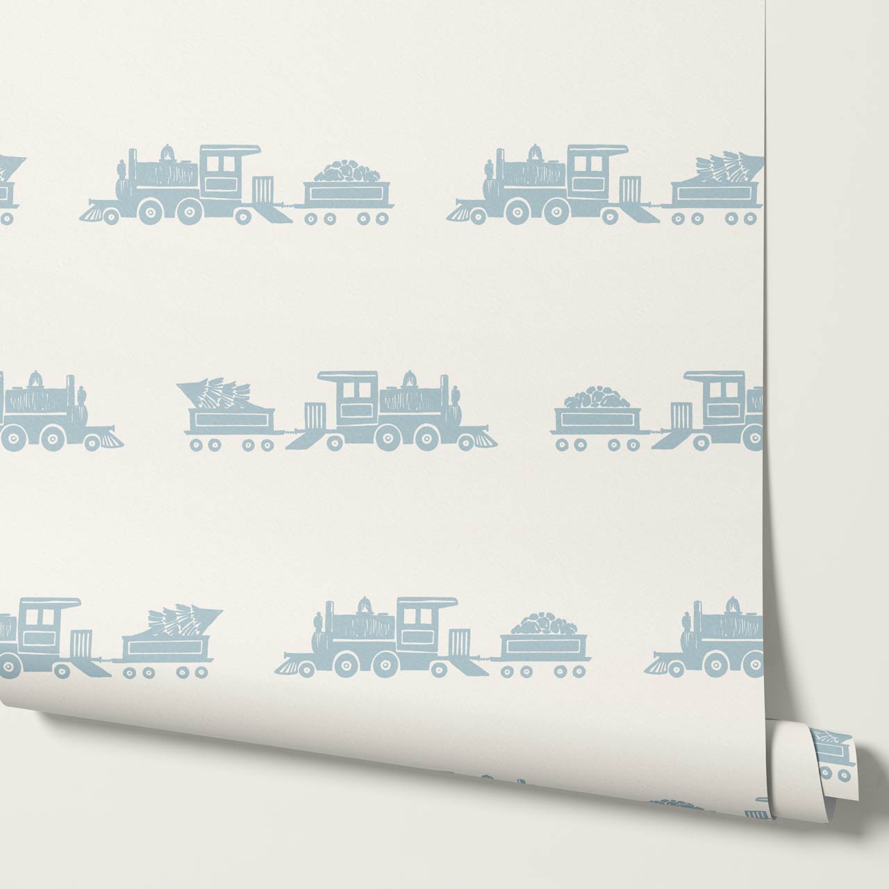 Marco Train Rider Blue Cream Wallpaper