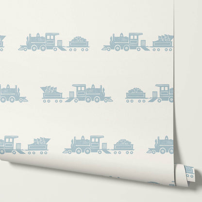 Marco Train Rider Blue Cream Wallpaper