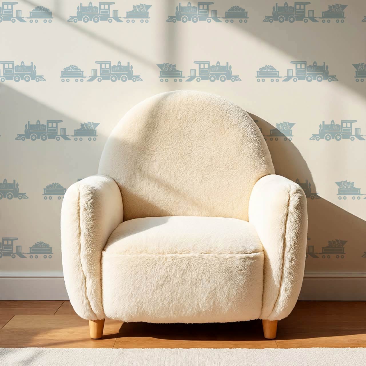 Marco Train Rider Blue Cream Wallpaper