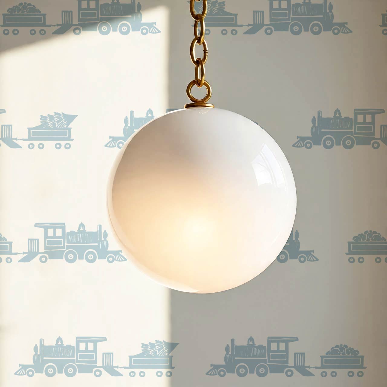 Marco Train Rider Blue Cream Wallpaper