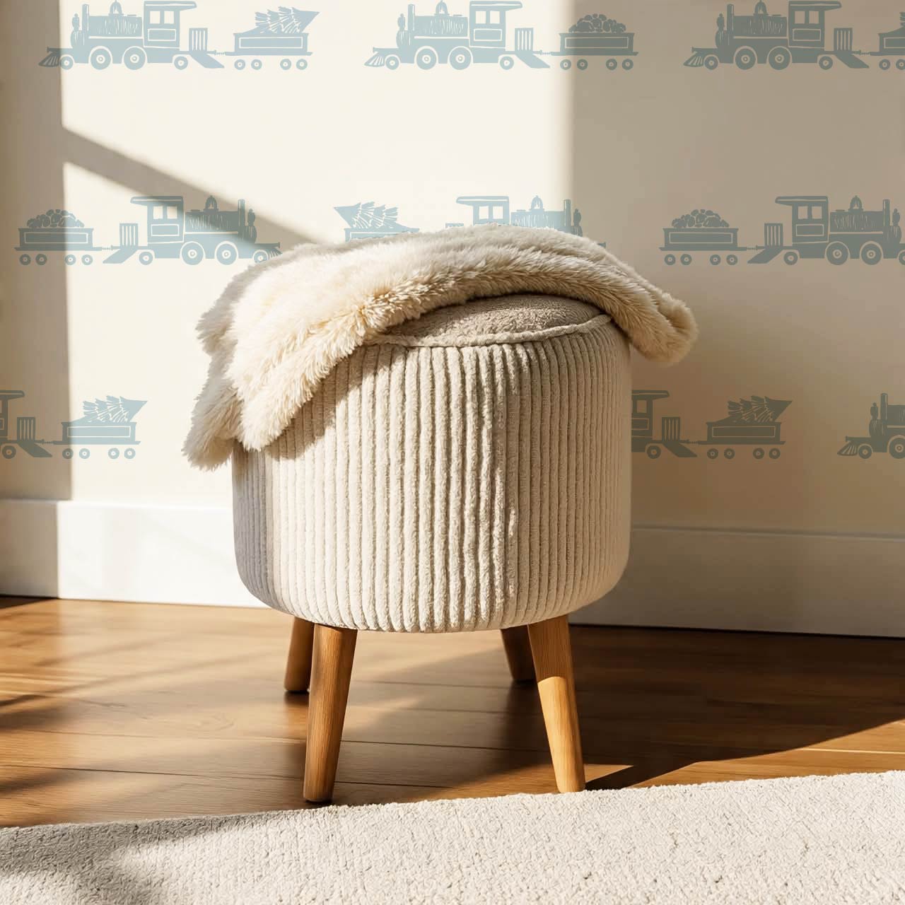 Marco Train Rider Blue Cream Wallpaper