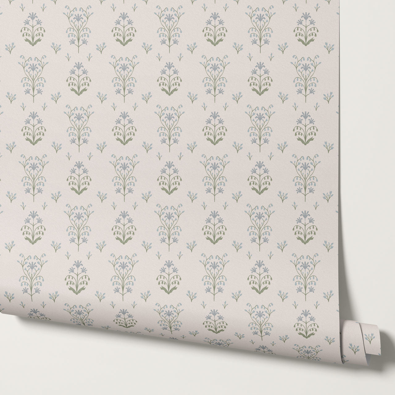 Neva Garden Blue Wallpaper