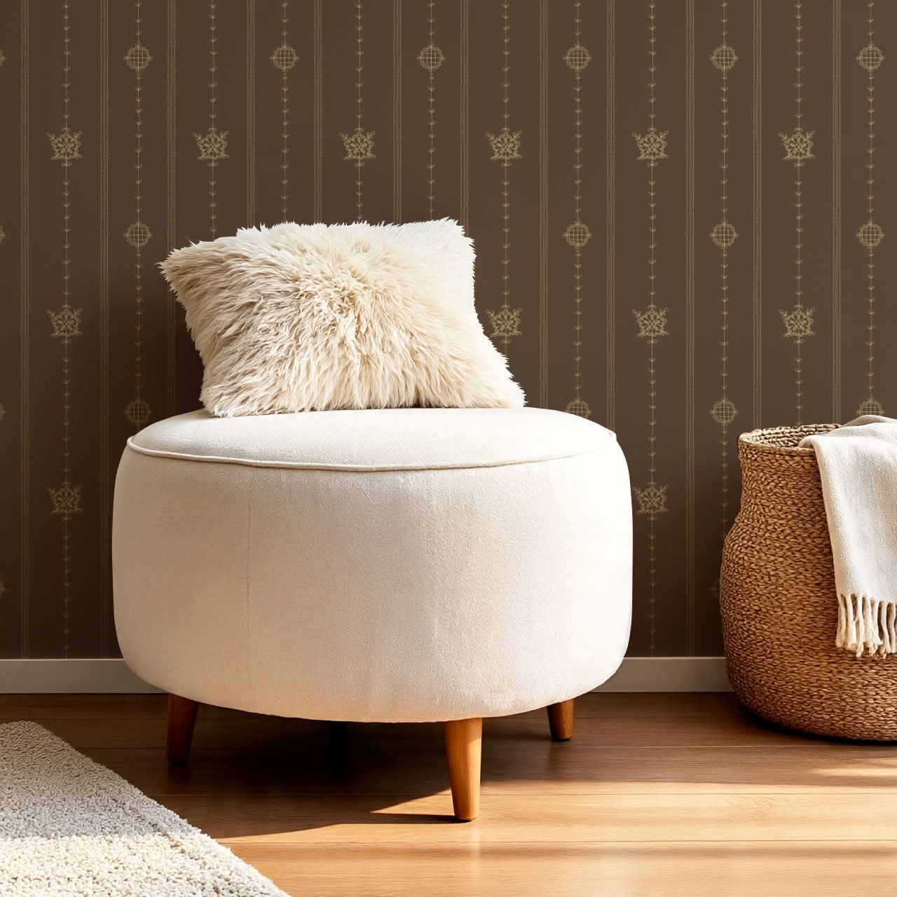 Mariella Granny’s Love Warm Clay Wallpaper