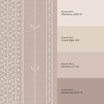 Marietta Tulip Mauve Wallpaper