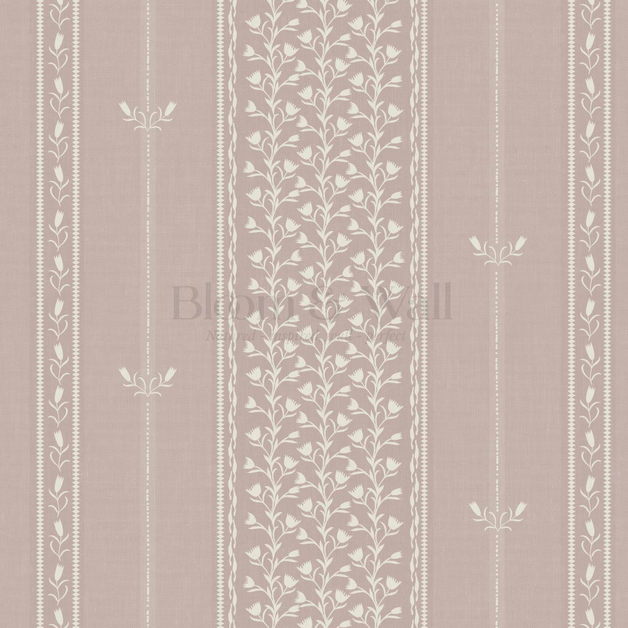 Marietta Tulip Mauve Wallpaper