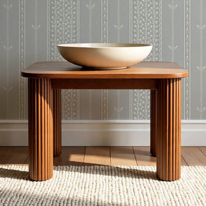 Marietta Tulip Dove Gray Wallpaper