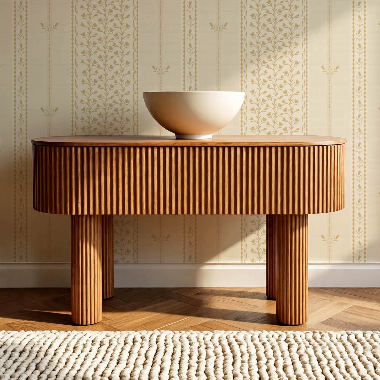 Marietta Tulip Honey Mustard Wallpaper