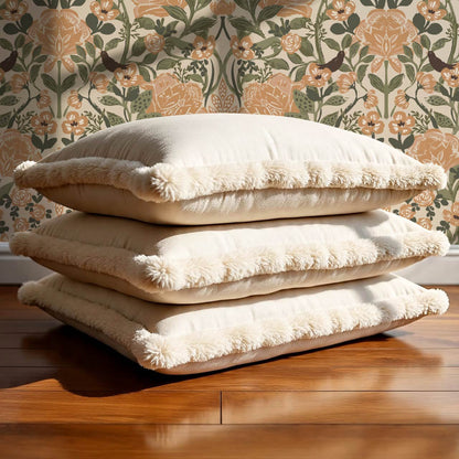 Marisol Ornamental Floral Taupe Peach Wallpaper