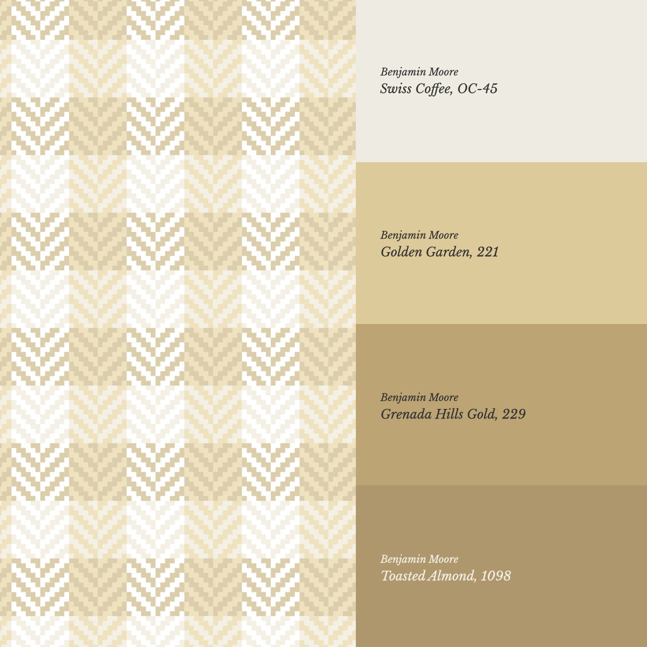 Marta Textured Check Plaid Gold Wallpaper