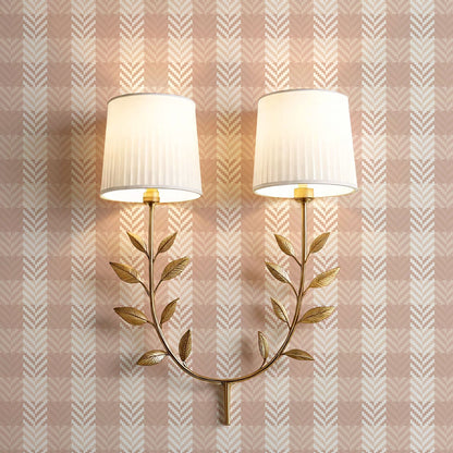 Marta Textured Check Plaid Blush Wallpaper