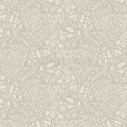 Maya Delicate Florals Olive Wallpaper