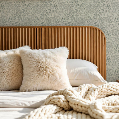 Maya Delicate Florals Forest Green Wallpaper