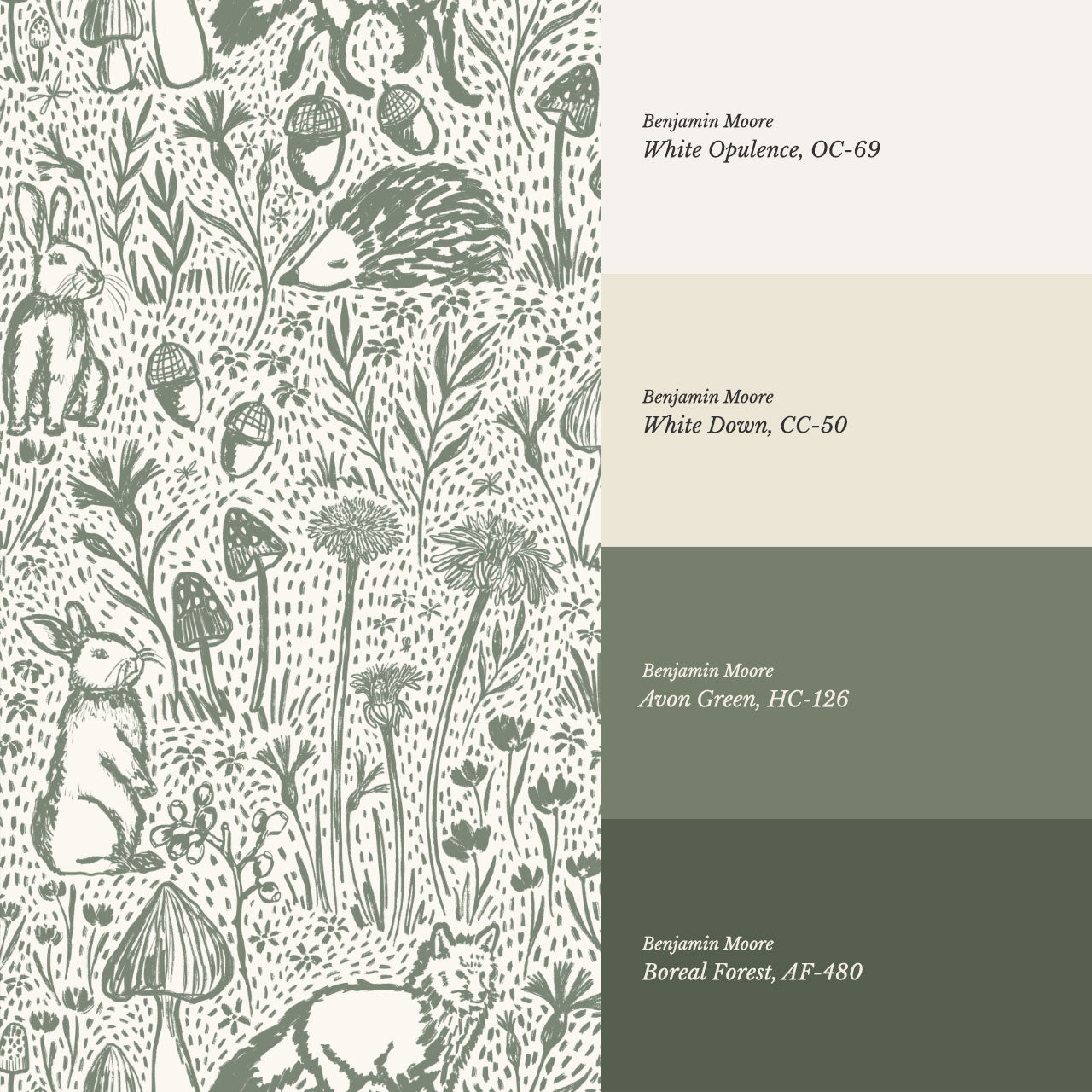 Meadow Woods Of Whimsy Forest Wallpaper