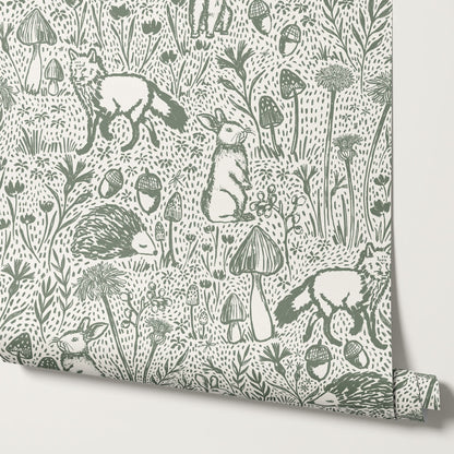 Meadow Woods Of Whimsy Forest Wallpaper
