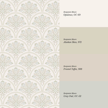 Meeri Boho Mandala Ivory Wallpaper