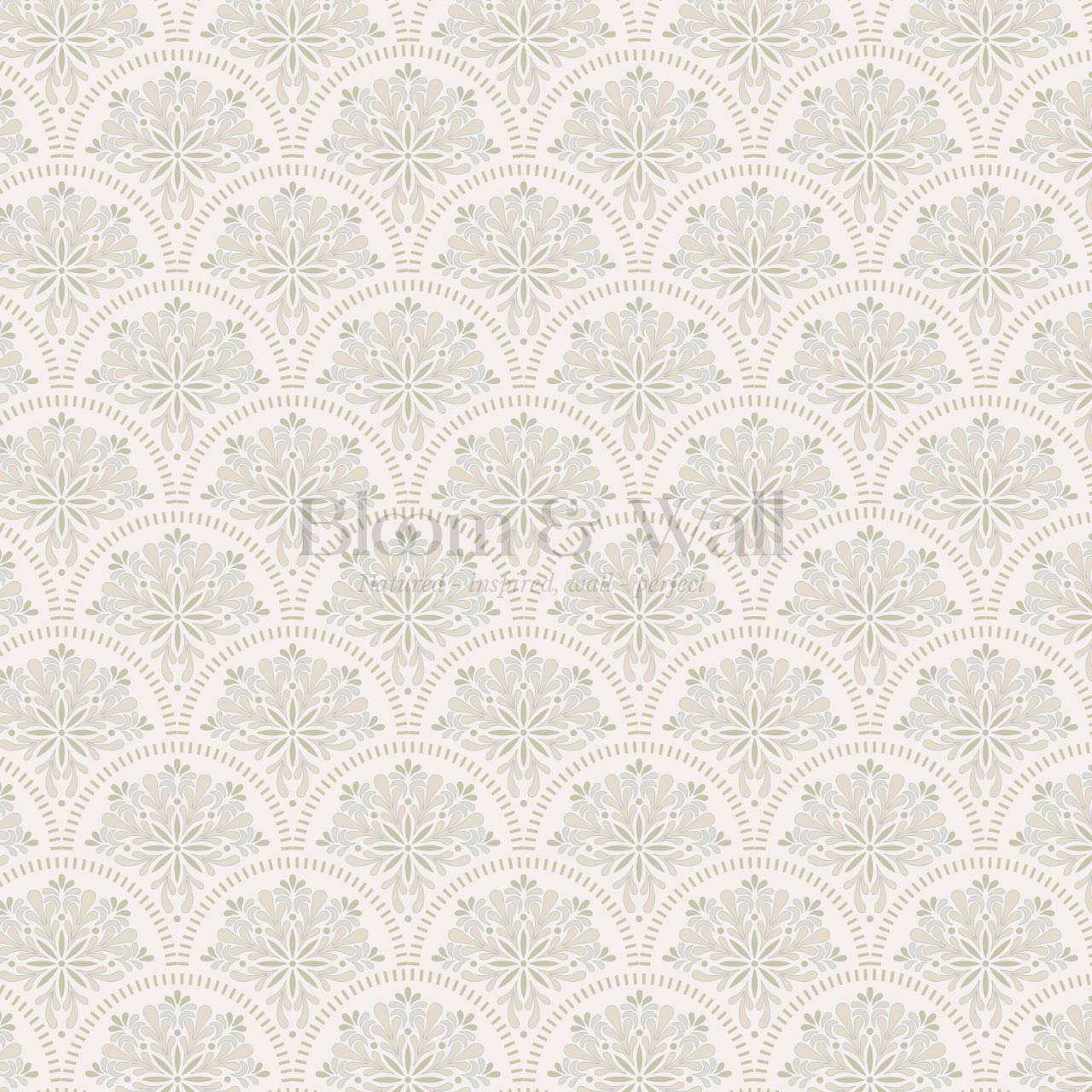 Meeri Boho Mandala Ivory Wallpaper