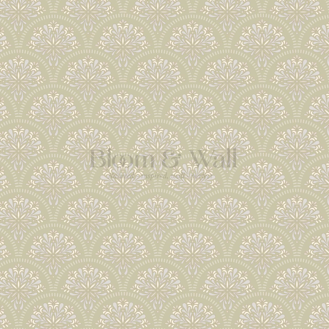 Meeri Boho Mandala Sage Wallpaper