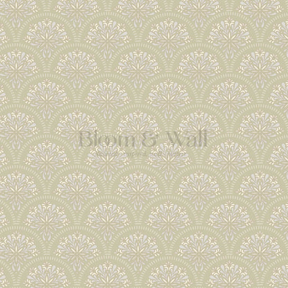 Meeri Boho Mandala Sage Wallpaper