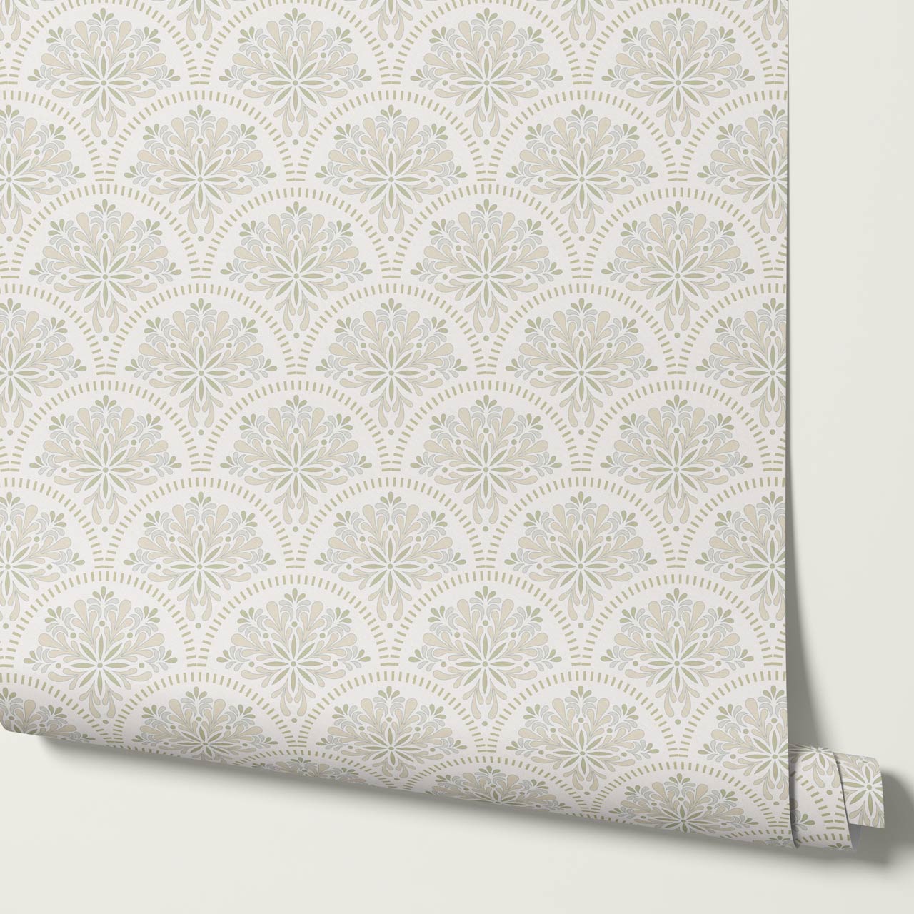 Meeri Boho Mandala Ivory Wallpaper