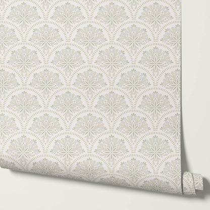 Meeri Boho Mandala Ivory Wallpaper