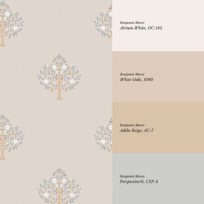 Melany Serene Grove Rose Dust Wallpaper