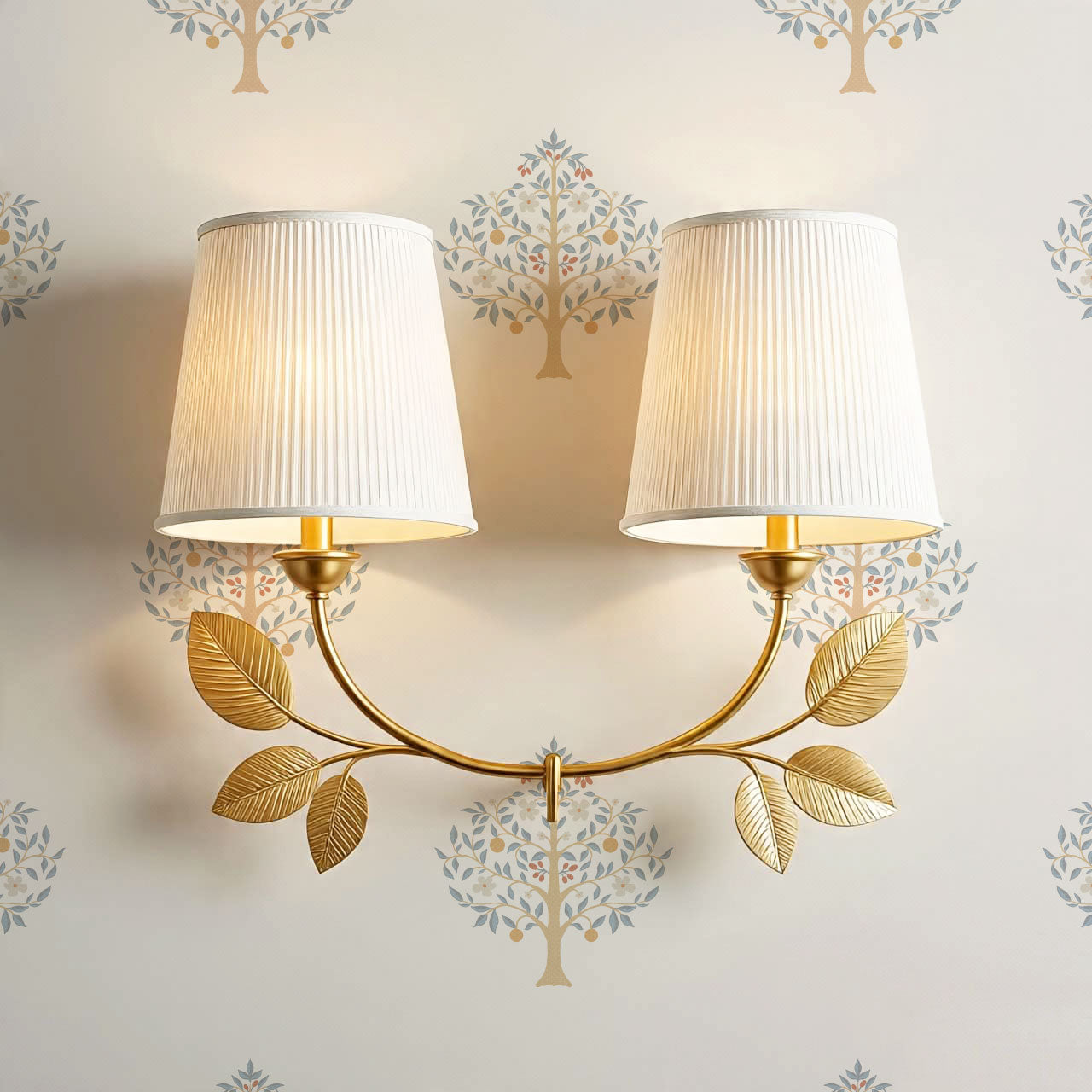 Melany Serene Grove Cream Wallpaper