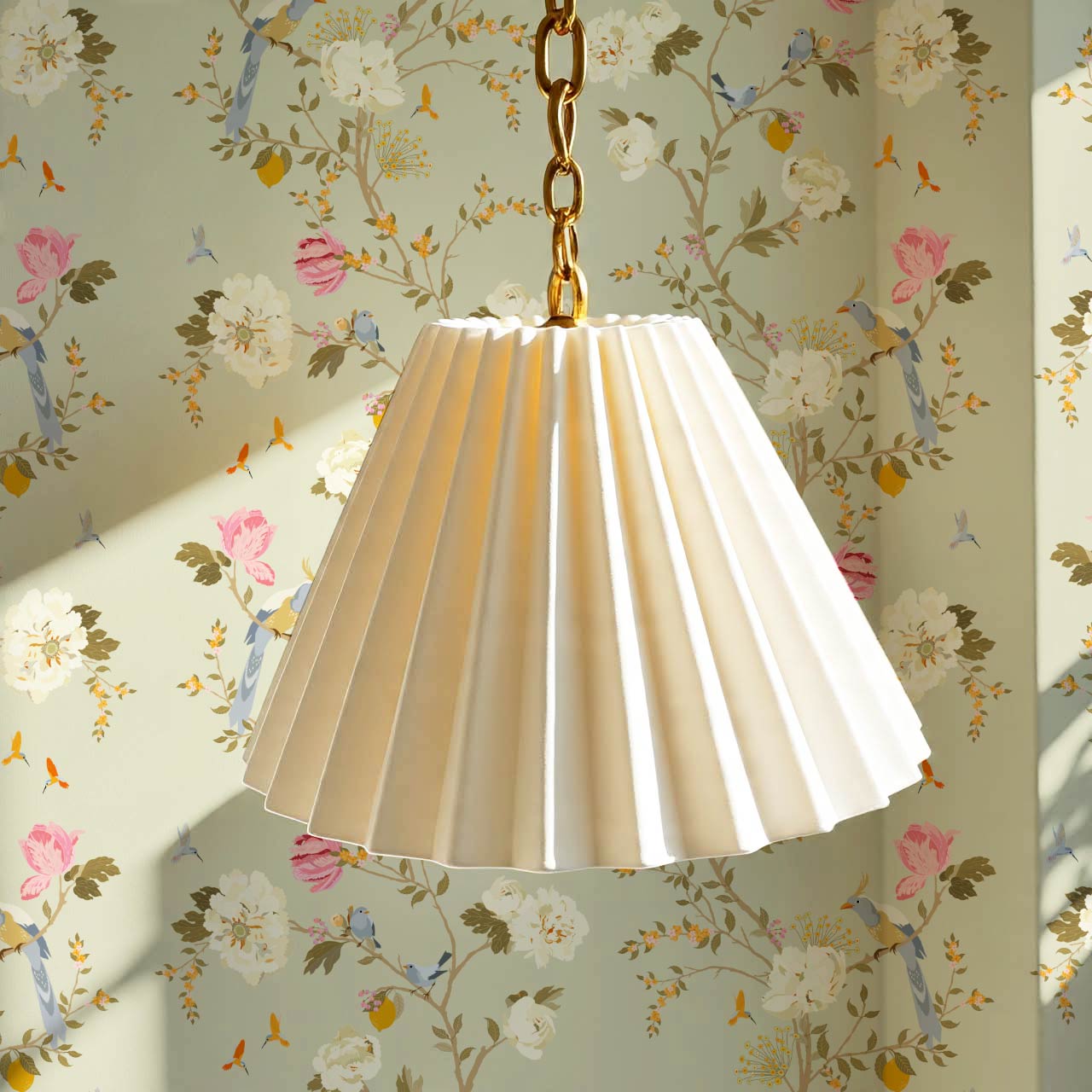 Melisandre Chinoiserie Sage Spring Wallpaper