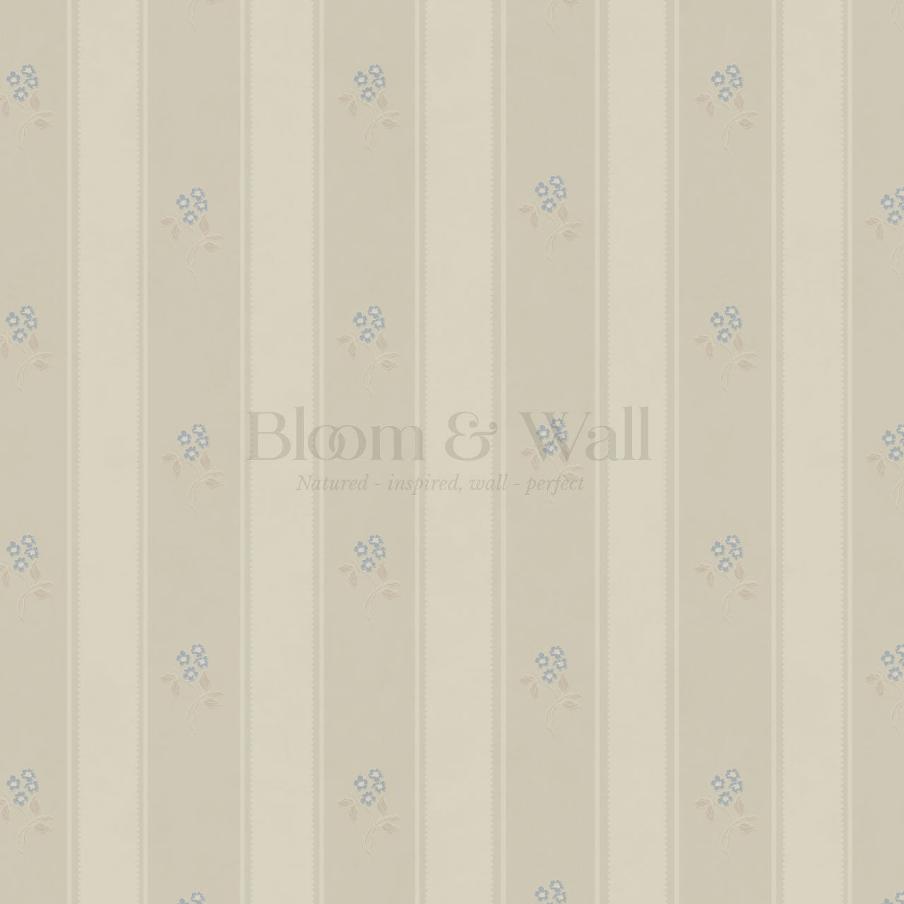 Melody Cottage Path Stone Wallpaper