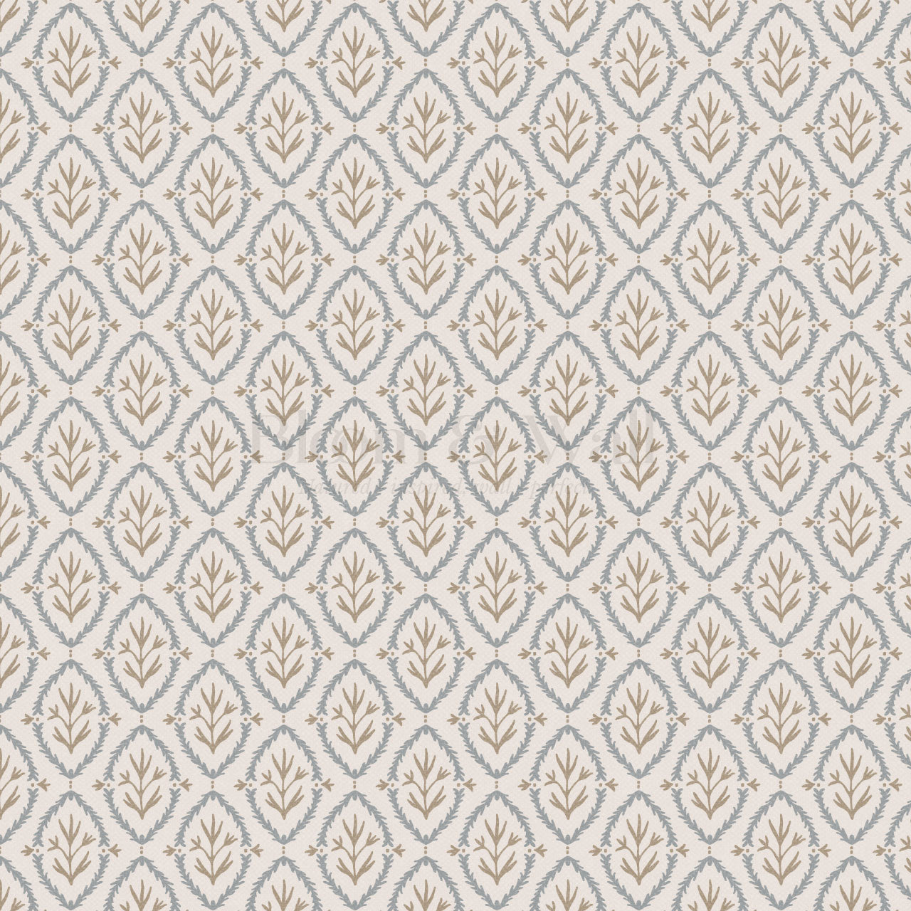 Merveille Garden Brown Wallpaper