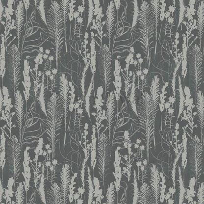 Michelle Fern Meadow Slate Wallpaper