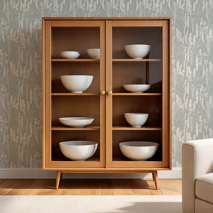 Michelle Fern Meadow Sea Glass Wallpaper