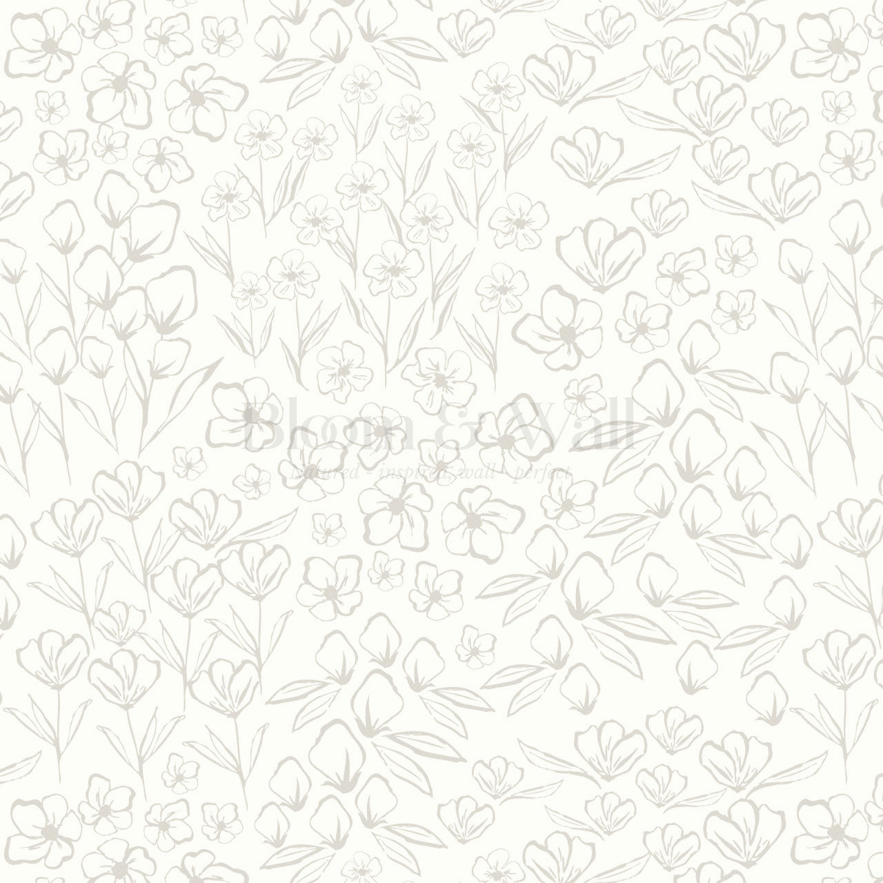 Millie Garden Ivory Wallpaper
