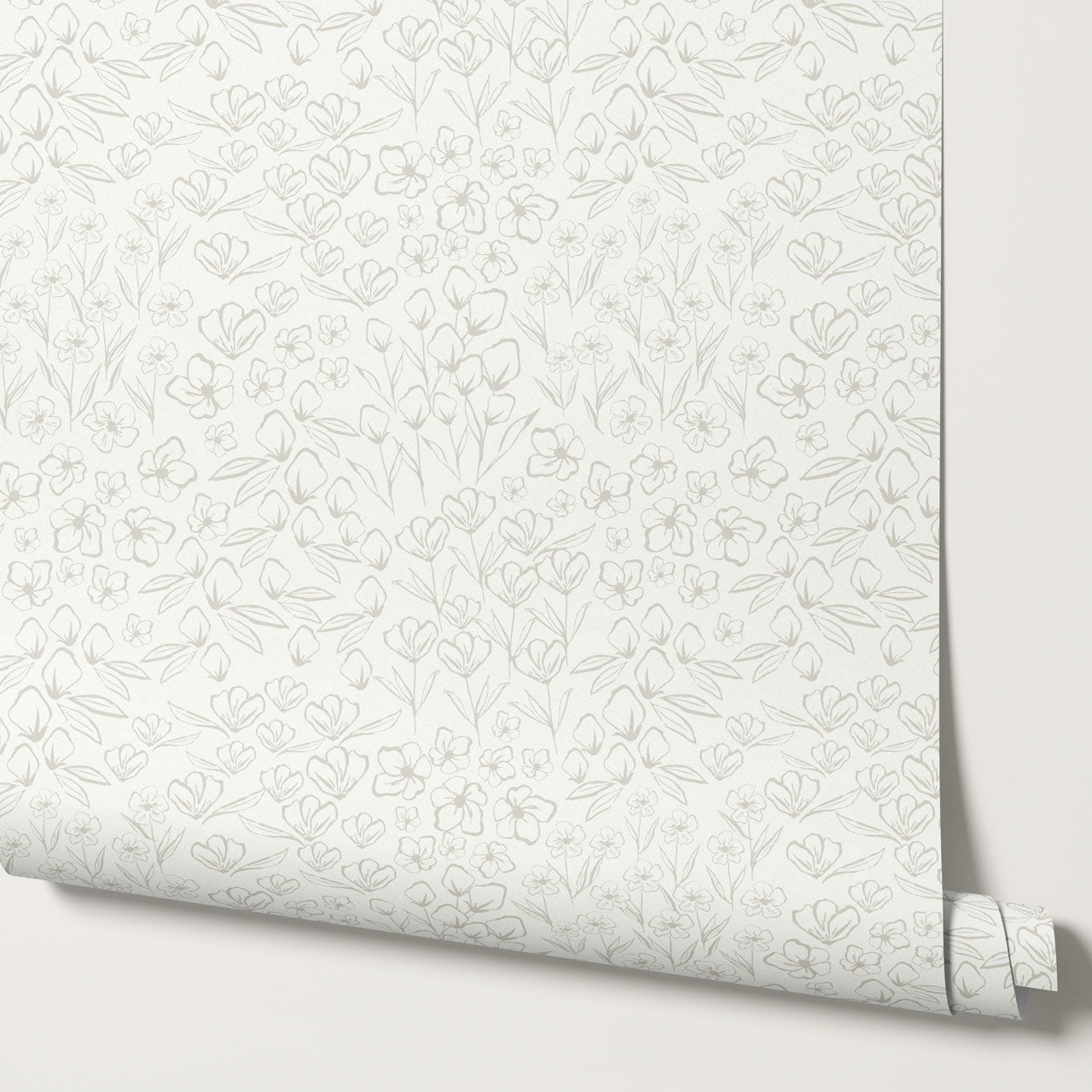 Millie Garden Ivory Wallpaper
