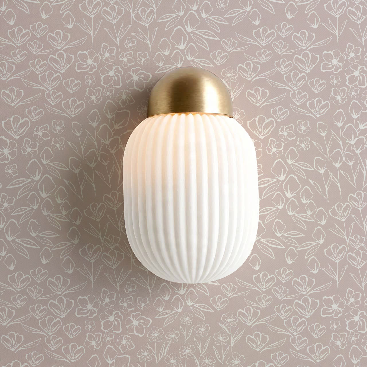 Millie Garden Dusty Pink Wallpaper