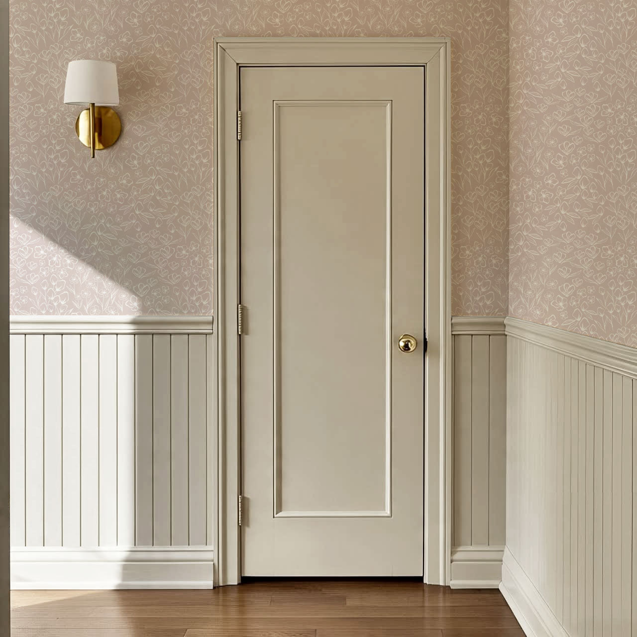 Millie Garden Dusty Pink Wallpaper