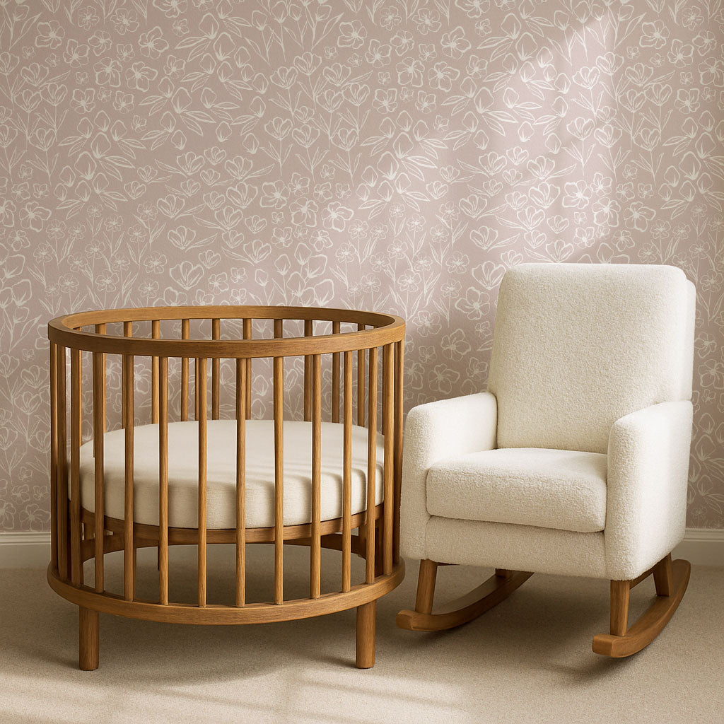 Millie Garden Dusty Pink Wallpaper