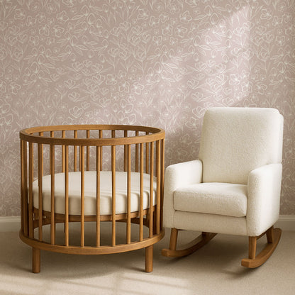 Millie Garden Dusty Pink Wallpaper