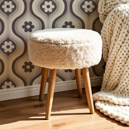 Monica Groovy Daisy Ogee Deep Plum Ivory Wallpaper